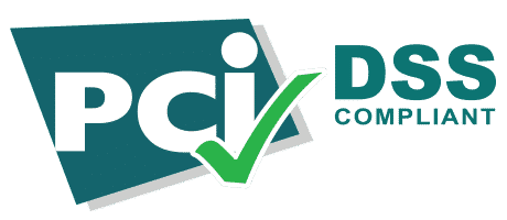 PCI and DSS Compliant verified badge